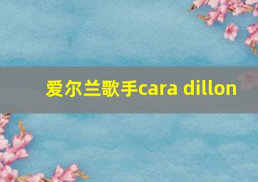 爱尔兰歌手cara dillon